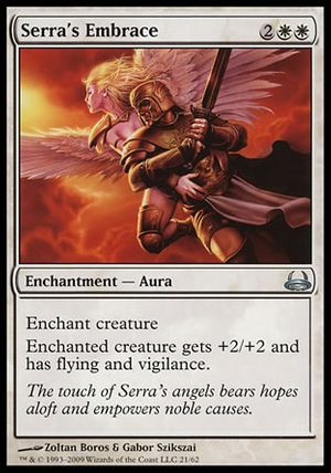 Serra's Embrace (Divine vs. Demonic) Value - GoCollect