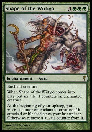 Shape of the Wiitigo (Coldsnap) Trading Card