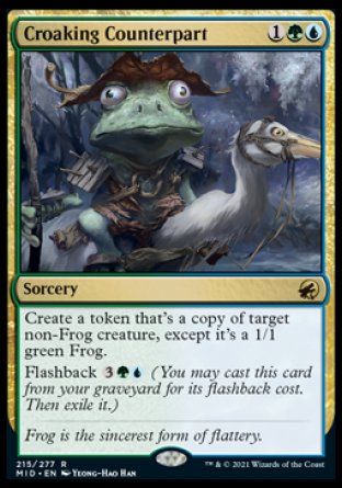 Croaking Counterpart (Innistrad: Midnight Hunt) Trading Card