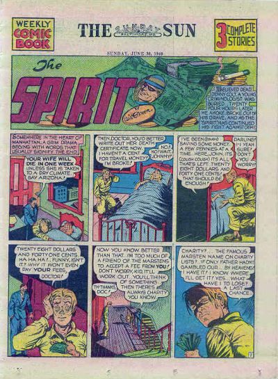 Spirit Section #6/30/1940 Comic