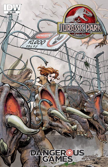 Jurassic Park: Dangerous Games #4 Comic