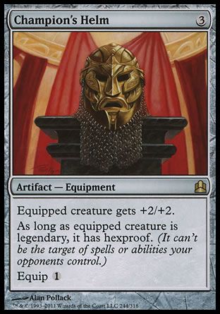 Champion's Helm (MTG Commander) Trading Card