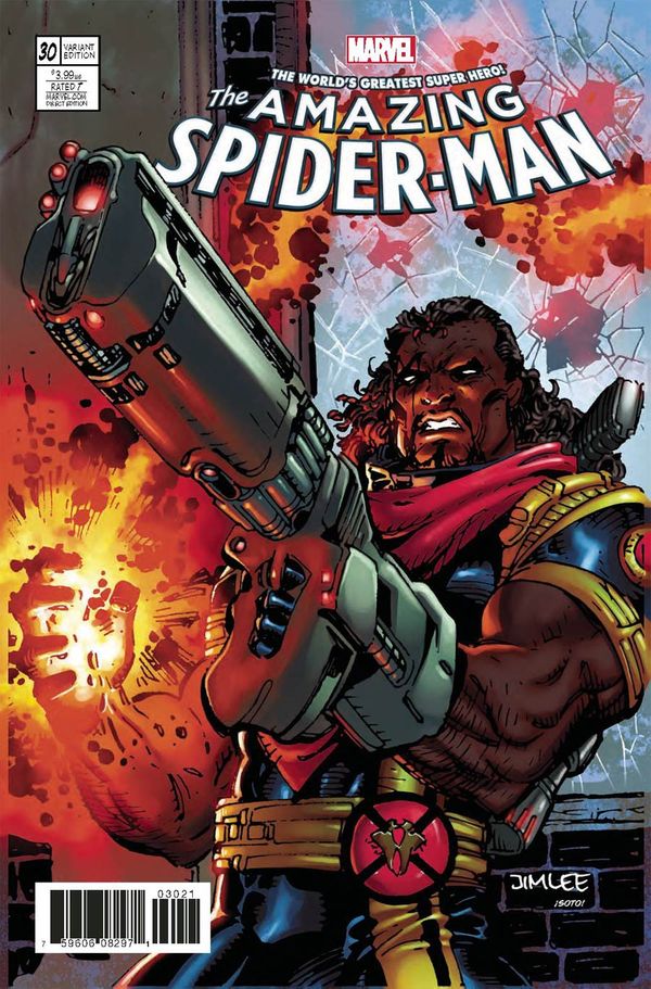 Amazing Spider-man #30 (X-men Card Variant Se)