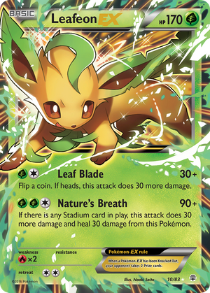 Leafeon EX (10/83) - Generations