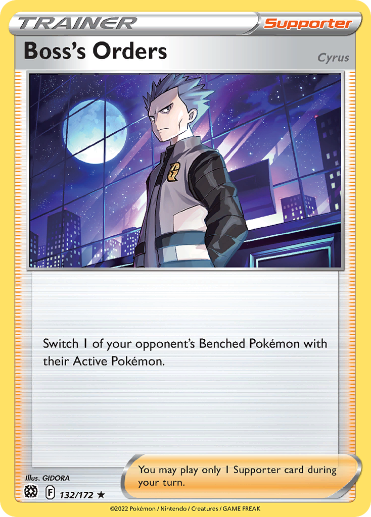 Boss's Orders (Trainer: Supporter) (132/172) - Brilliant Stars Pokémon Card