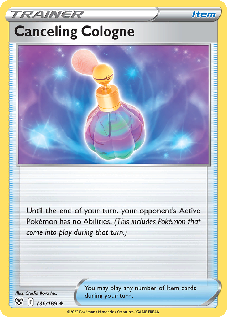 Canceling Cologne (Trainer: Item) (136/189) - Astral Radiance Pokémon Card