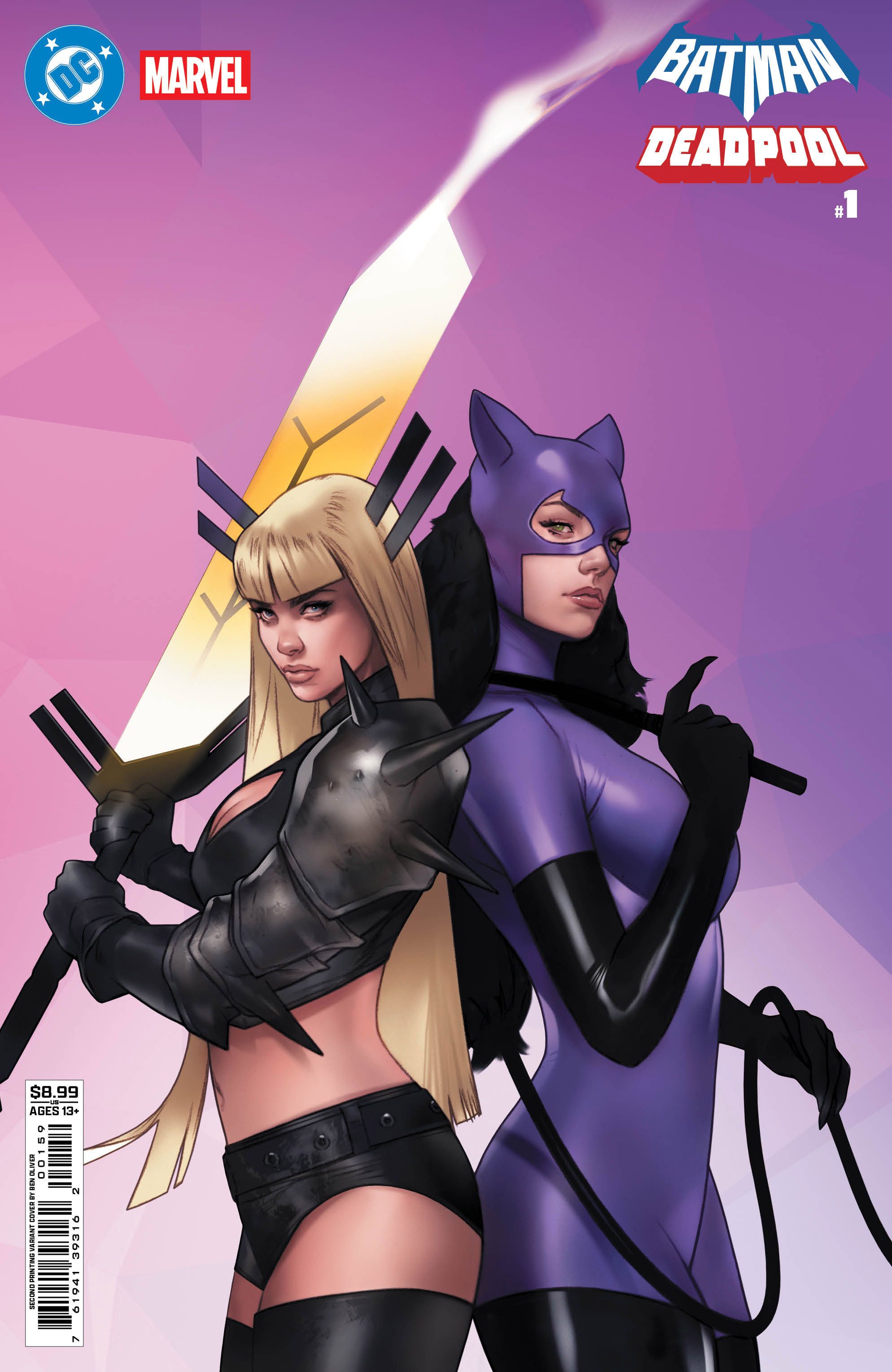 DC / Marvel: Batman / Deadpool #1 (Second Printing Cvr C Ben Oliver Card Stock Variant) Comic