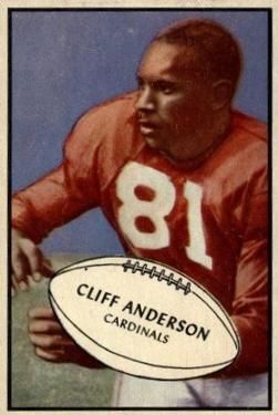 Cliff Anderson 1953 Bowman #72 Sports Card