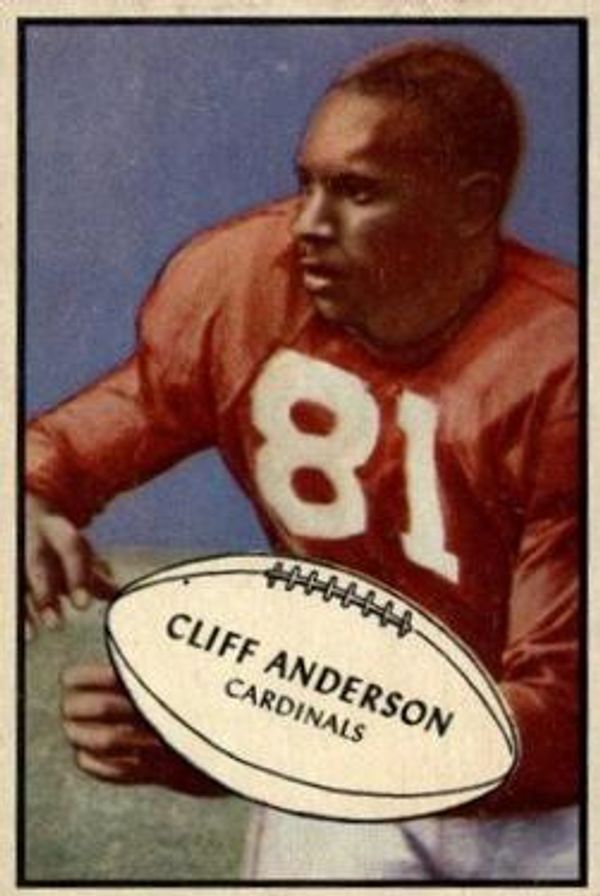 Cliff Anderson 1953 Bowman #72