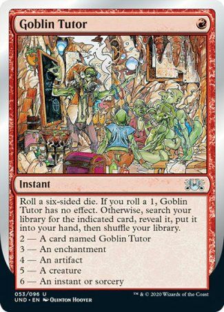 Goblin Tutor (Unsanctioned) Trading Card