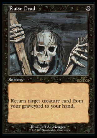 Raise Dead (Magic 30th Anniversary Edition - Old Frame) Trading Card