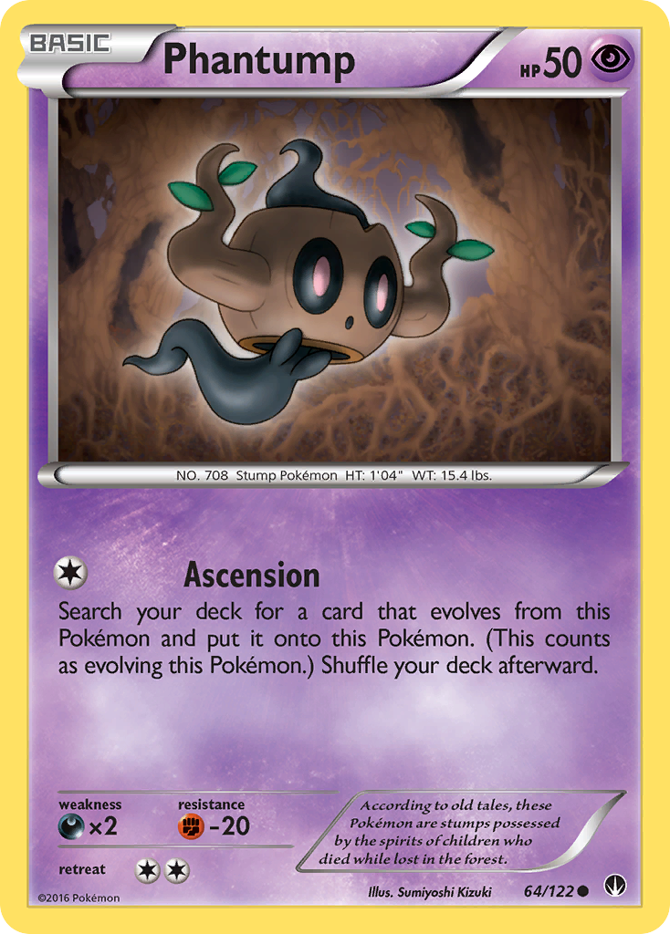 Phantump (64/122) - BREAKpoint Pokémon Card