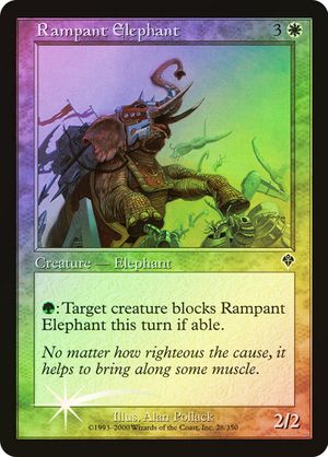 Rampant Elephant (Invasion - Foil)