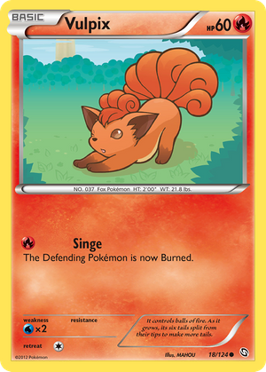 Vulpix (18/124) - Dragons Exalted