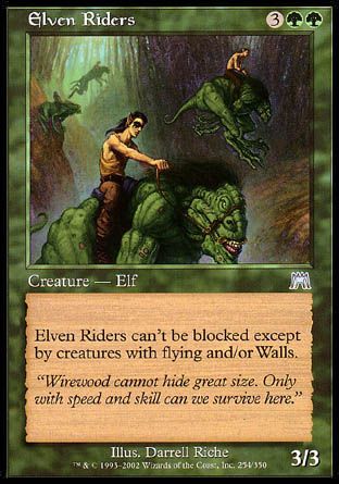 Elven Riders (Onslaught) Trading Card