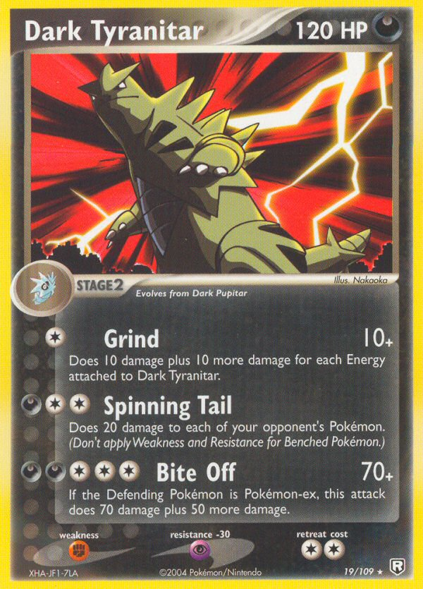 Dark Tyranitar (19/109) - Team Rocket Returns Pokémon Card