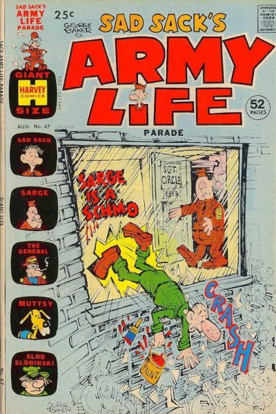 Sad Sack's Army Life Parade #47 Comic