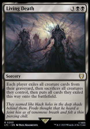 Living Death (The Lord of the Rings Commander Decks) Trading Card