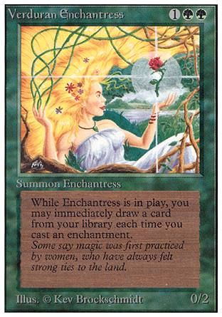 Verduran Enchantress (Revised Edition) Trading Card