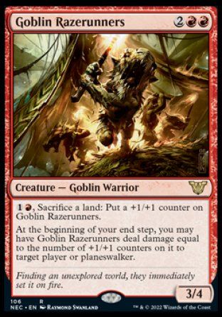 Goblin Razerunners (Kamigawa Neon Dynasty Commander Decks) Trading Card