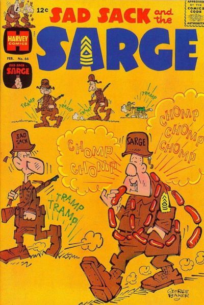 Sad Sack And The Sarge #66 Comic