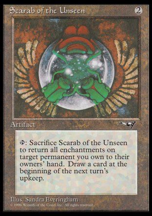 Scarab of the Unseen (Alliances) Trading Card