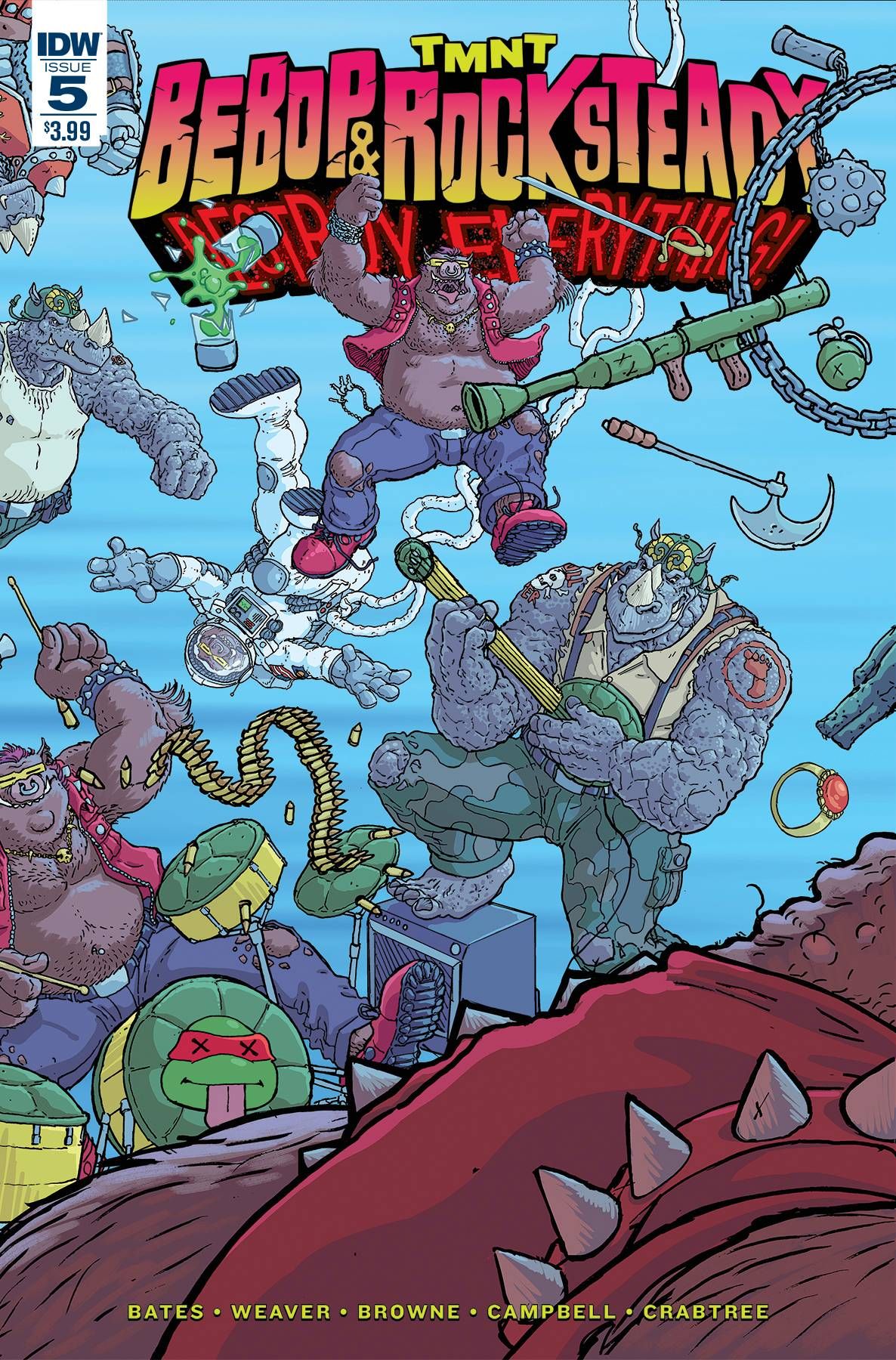 Teenage Mutant Ninja Turtles: Bebop & Rocksteady Destroy Everything #5 Comic