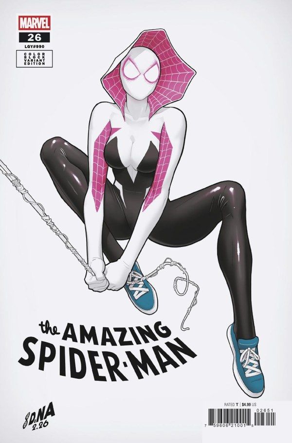 Amazing Spider-Man #26 (David Nakayama Color Block White Variant) Comic