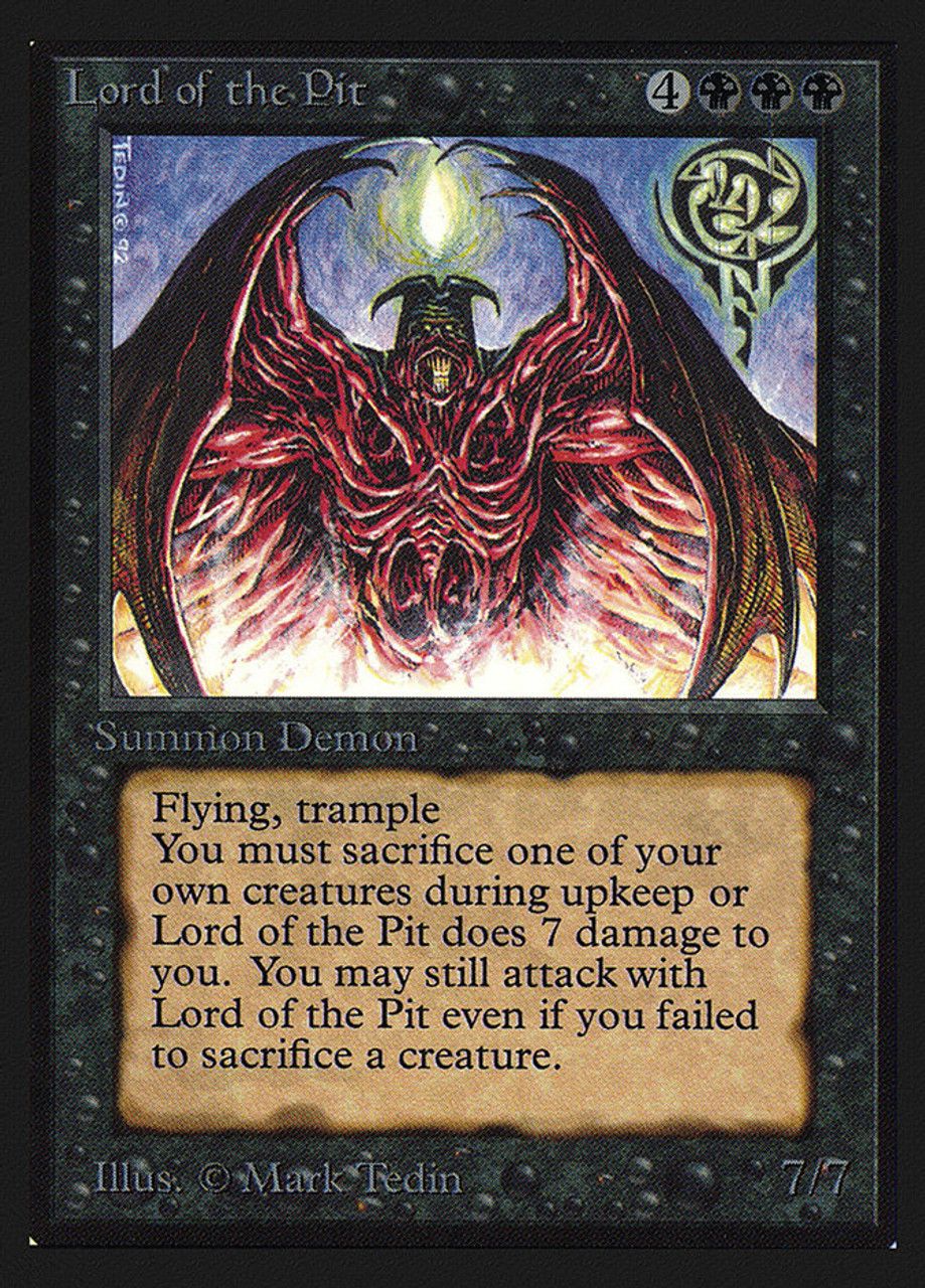 Lord of the Pit (Collector's Edition) Trading Card