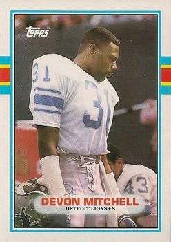 Devon Mitchell 1989 Topps #363 Sports Card