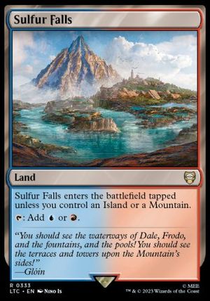 Sulfur Falls (The Lord of the Rings Commander Decks)