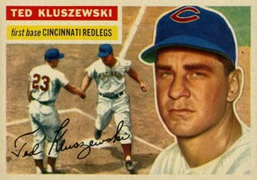 Ted Kluszewski 1956 Topps #25 Sports Card