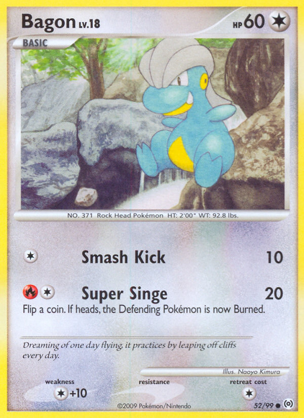 Bagon (52/99) - Arceus Pokémon Card