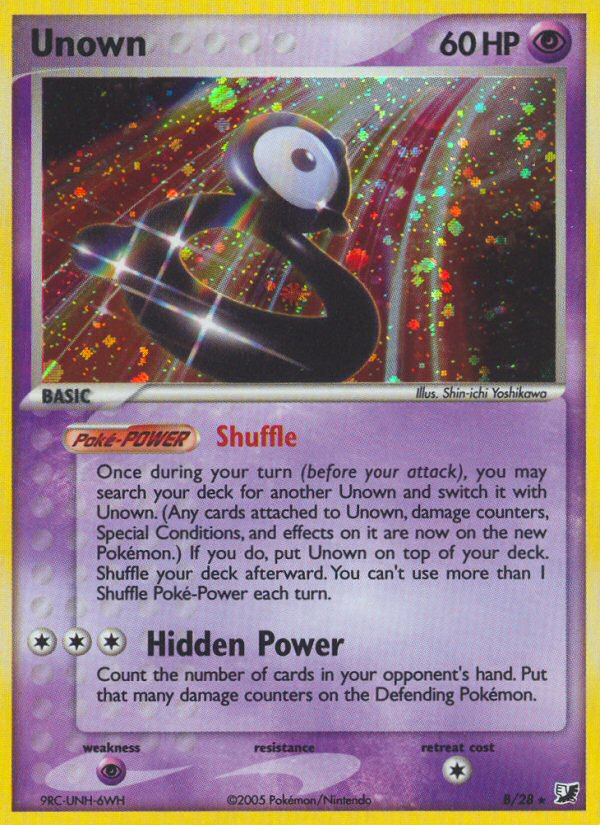 Unown (B) - Unseen Forces Pokémon Card