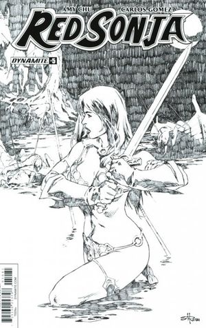 Red Sonja #5 (Cover H 30 Copy Rubi B&w Cover)