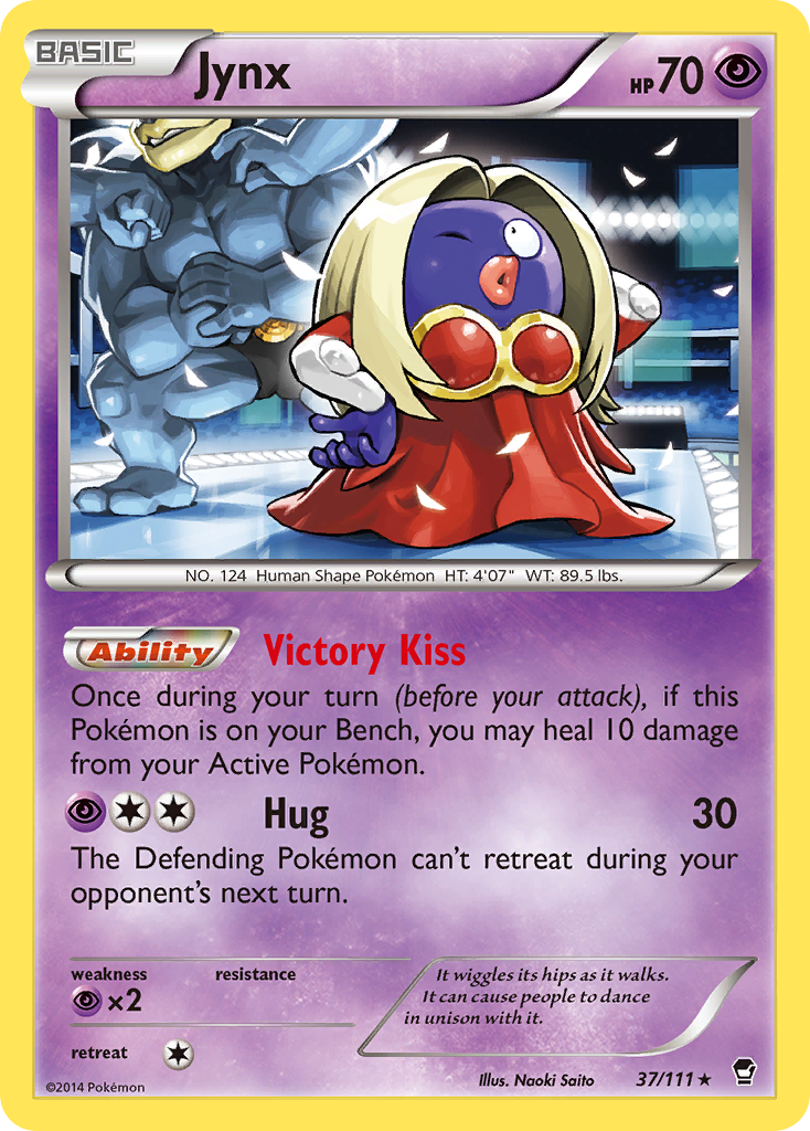 Jynx (37/111) - Furious Fists Pokémon Card