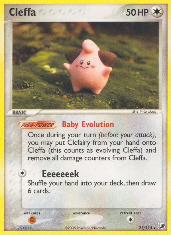 Cleffa (21/115) - Unseen Forces Pokémon Card