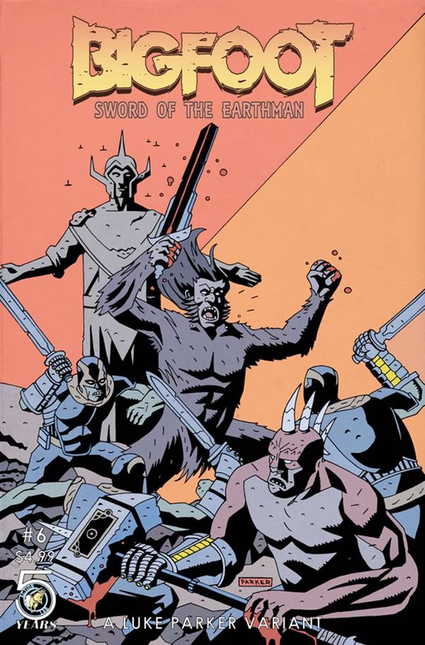 Bigfoot Sword Of The Earthman #6 (Cover B Parker)