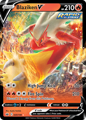 Blaziken V (20/198) - Chilling Reign