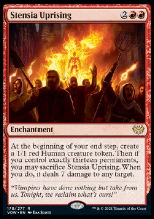 Stensia Uprising (Innistrad: Crimson Vow) Trading Card