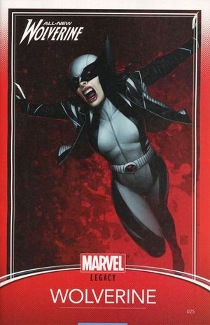 All New Wolverine #25 (Christopher Trading Card Variant Leg)