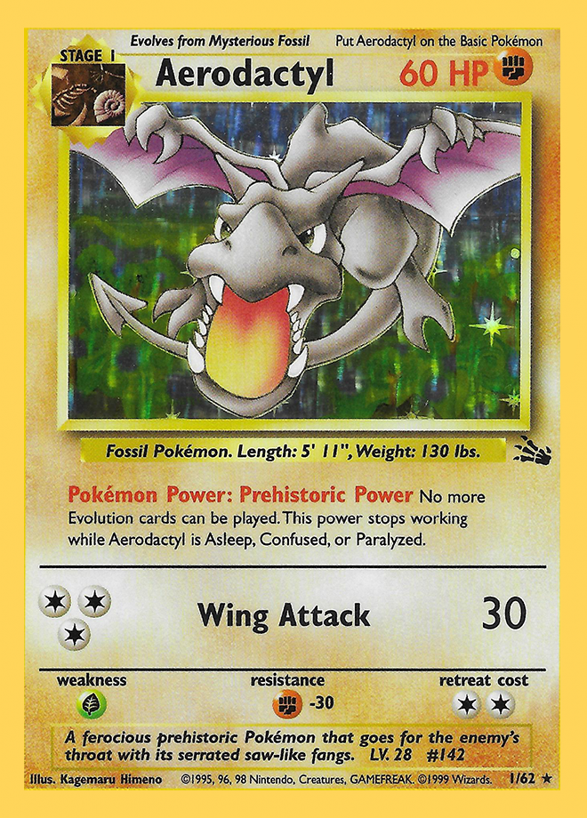 Fossil (Unlimited) Pokémon Card