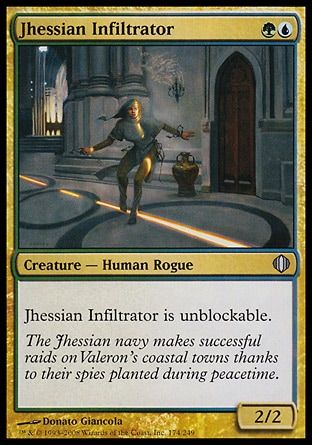 Jhessian Infiltrator (Shards of Alara) Trading Card