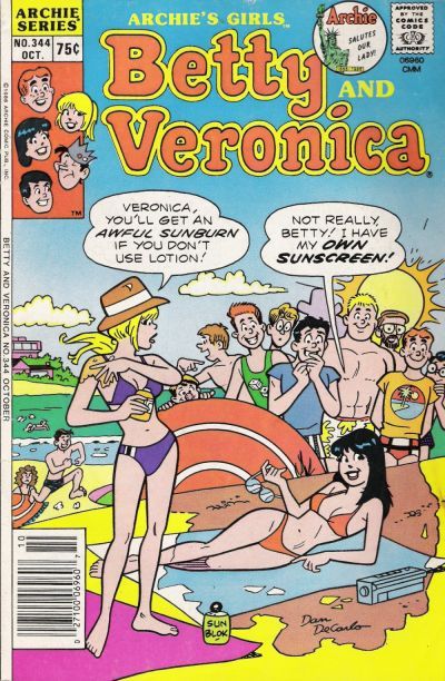 Archie's Girls Betty and Veronica #344 Comic