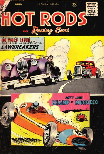 Hot Rods and Racing Cars #38 Comic