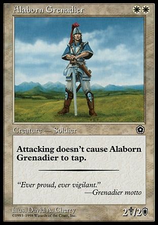 Alaborn Grenadier (Portal Second Age) Trading Card