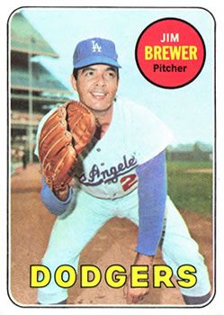 Jim Brewer 1969 Topps #241 Sports Card