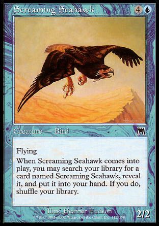 Screaming Seahawk (Onslaught) Trading Card