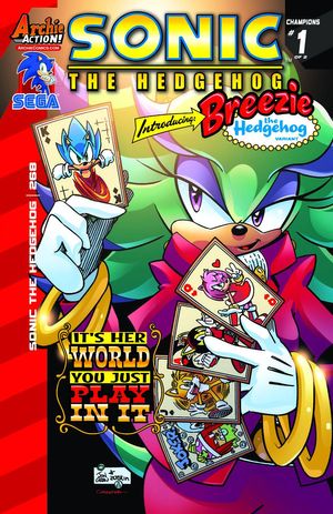 Sonic The Hedgehog #268 (Breezie Variant Cover)