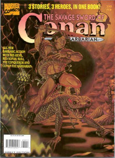 The Savage Sword of Conan #230 Comic